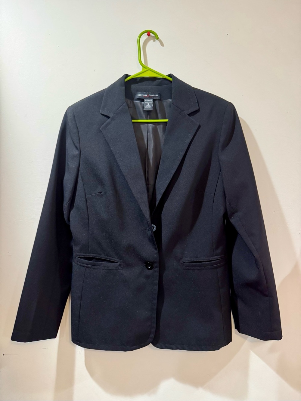 New York & Company Women's Black Single-Breasted Blazer